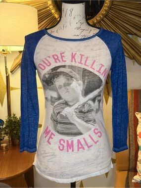 Sandlot Vintage Sheer Baseball Raglan Tee - “You’re Killing Me Smalls”